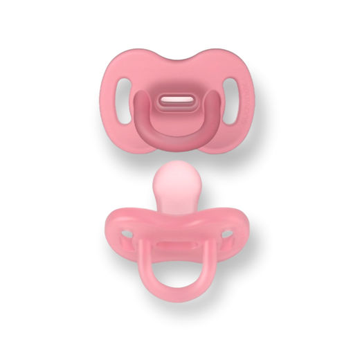 Picture of SUAVINEX 0-6M PHISIO ALL SILICONE PINK SOOTHER